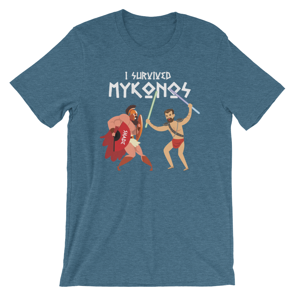 I Survived Mykonos-T-Shirts-Swish Embassy