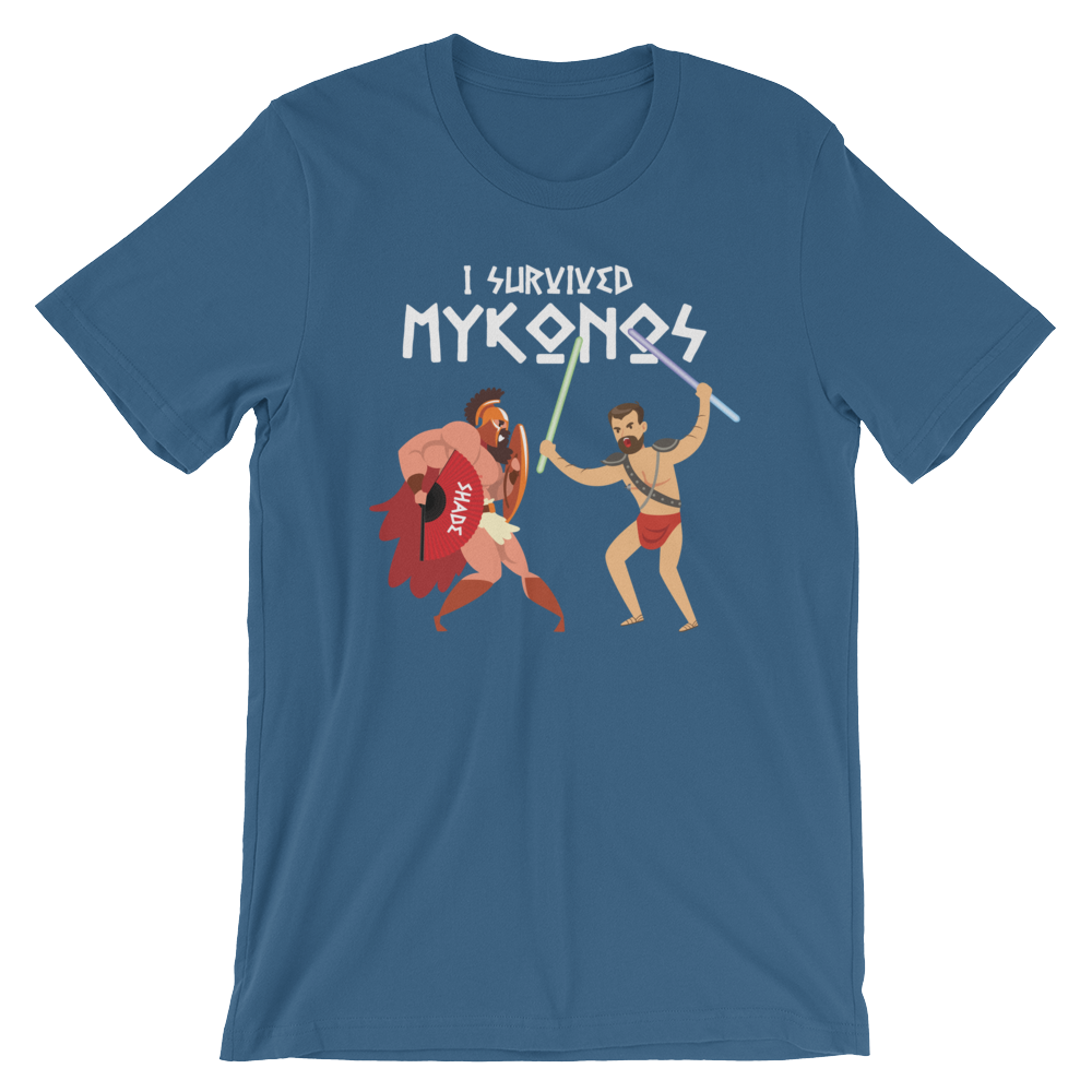 I Survived Mykonos-T-Shirts-Swish Embassy