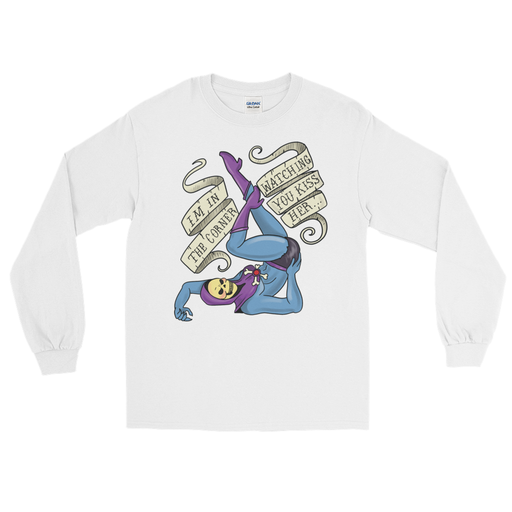 I'm in the Corner Watching You Kiss Her (Long Sleeve)-Long Sleeve-Swish Embassy