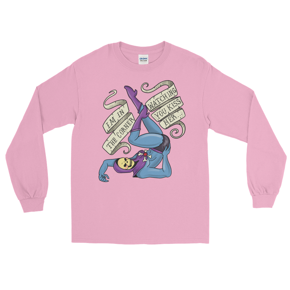 I'm in the Corner Watching You Kiss Her (Long Sleeve)-Long Sleeve-Swish Embassy