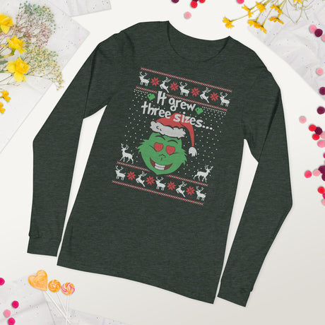 It Grew 3 Sizes (Ugly Christmas)-Ugly Christmas Apparel-Swish Embassy