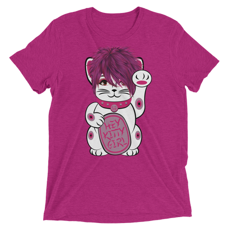 Kitty Girl (Retail Triblend)-Triblend T-Shirt-Swish Embassy