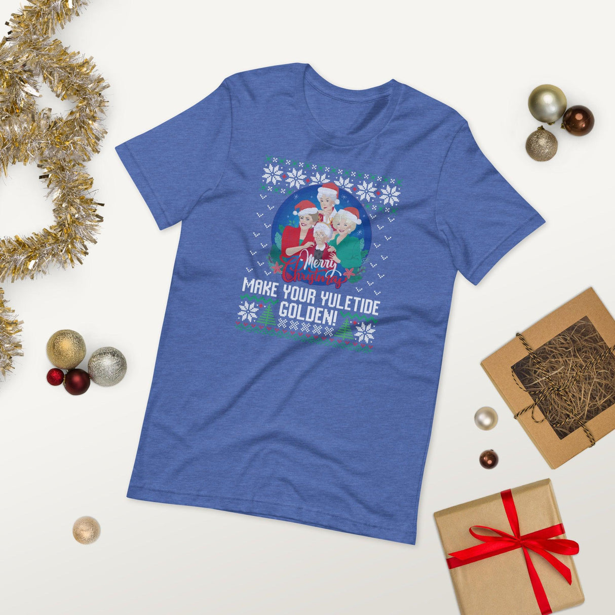 Make Your Yuletide Golden (Ugly Christmas)-Ugly Christmas Apparel-Swish Embassy