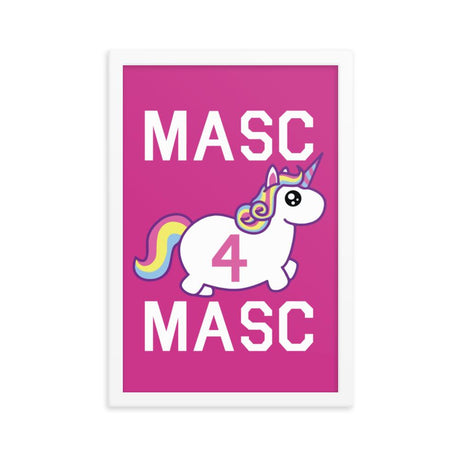 Masc4Masc (Framed poster)-Swish Embassy