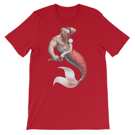 Merman Christmas-Christmas T-Shirts-Swish Embassy