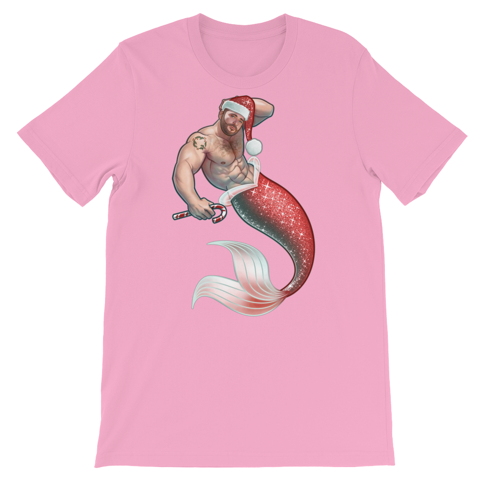 Merman Christmas-Christmas T-Shirts-Swish Embassy