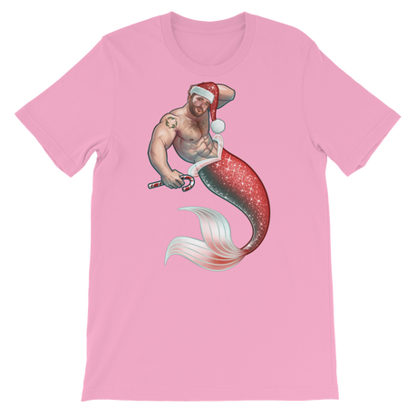 Merman Christmas-Christmas T-Shirts-Swish Embassy