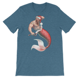 Merman Christmas-Christmas T-Shirts-Swish Embassy