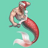 Merman Christmas-Christmas T-Shirts-Swish Embassy