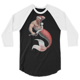 Merman Christmas (Raglan)-Raglan-Swish Embassy