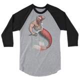 Merman Christmas (Raglan)-Raglan-Swish Embassy