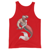 Merman Christmas (Tank Top)-Christmas Tanks-Swish Embassy