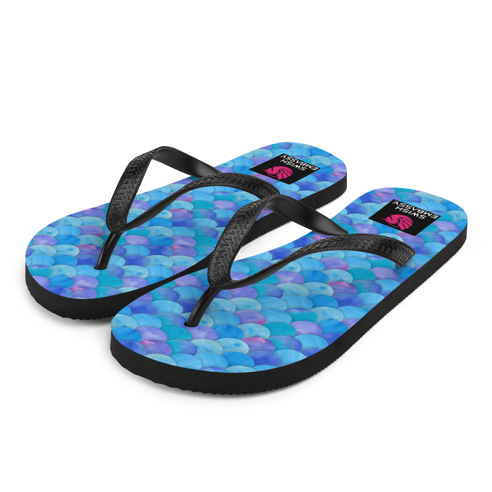 Merman Scales (Flip Flops)-Flip Flops-Swish Embassy