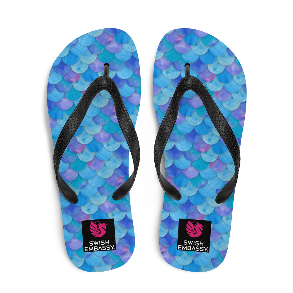 Merman Scales (Flip Flops)-Flip Flops-Swish Embassy