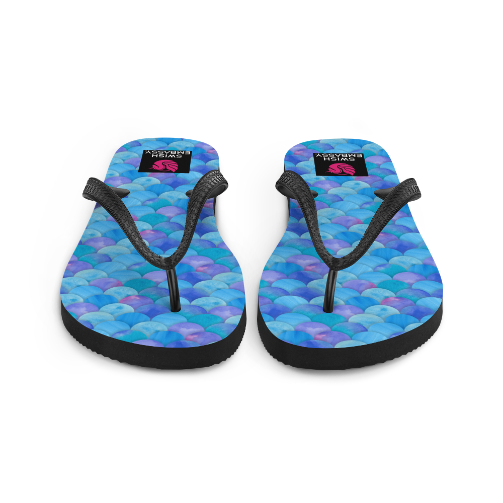 Merman Scales (Flip Flops)-Flip Flops-Swish Embassy