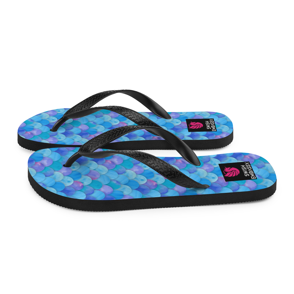 Merman Scales (Flip Flops)-Flip Flops-Swish Embassy