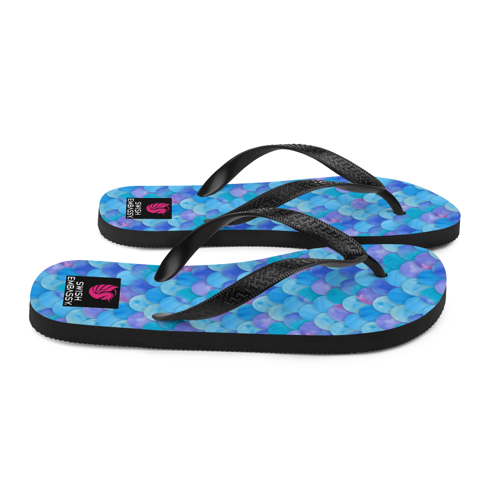 Merman Scales (Flip Flops)-Flip Flops-Swish Embassy