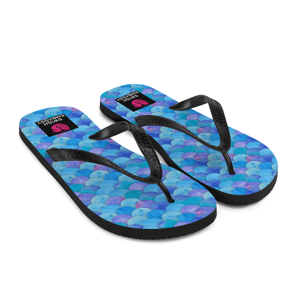 Merman Scales (Flip Flops)-Flip Flops-Swish Embassy