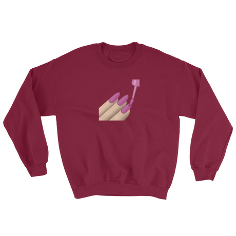 Nail Polish Emoji (Long Sleeve)-Long Sleeve-Swish Embassy