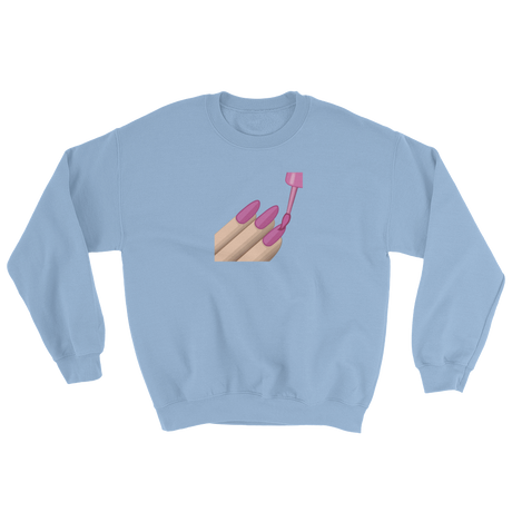 Nail Polish Emoji (Long Sleeve)-Long Sleeve-Swish Embassy