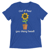Out of bed you daisy head (Retail Triblend)-Triblend T-Shirt-Swish Embassy