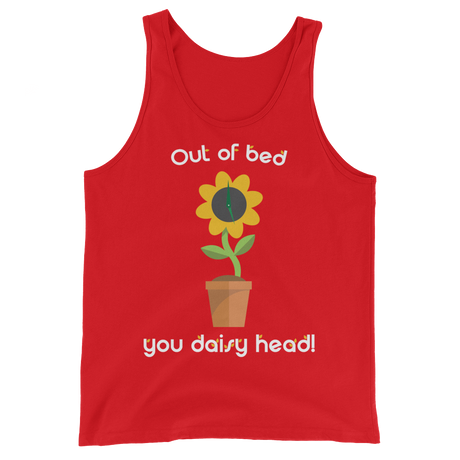 Out of bed you daisy head (Tank Top)-Tank Top-Swish Embassy