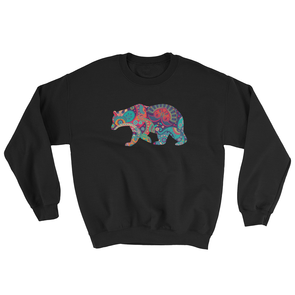 Paisley Bear (Long Sleeve)-Long Sleeve-Swish Embassy