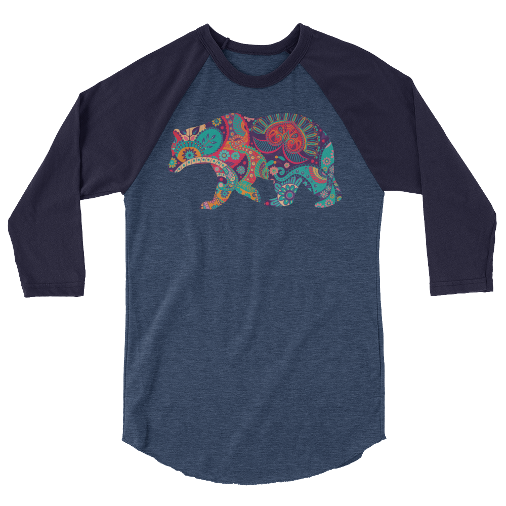 Paisley Bear (Raglan)-Raglan-Swish Embassy