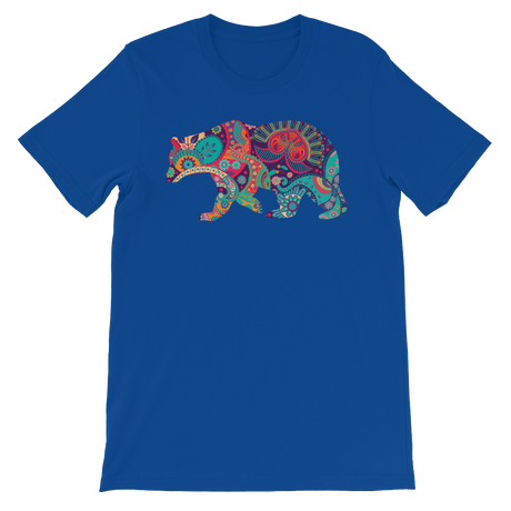 Paisley Bear-T-Shirts-Swish Embassy