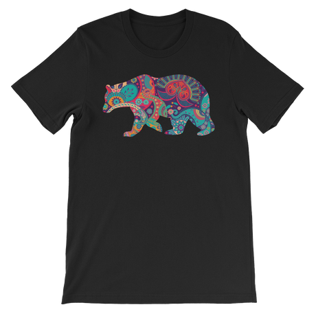 Paisley Bear-T-Shirts-Swish Embassy