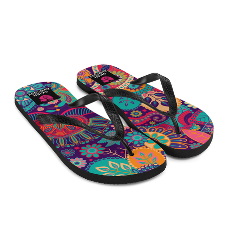 Paisley (Flip Flops)-Flip Flops-Swish Embassy