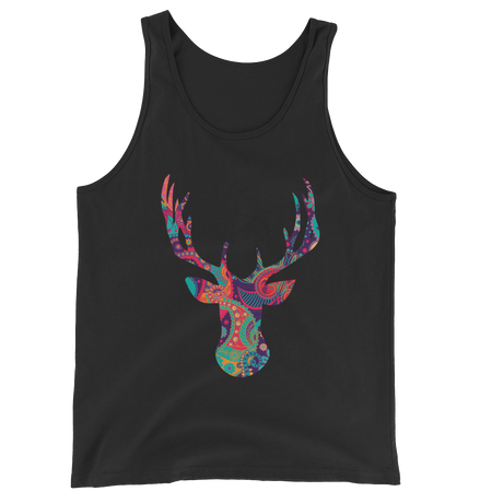 Paisley Stag (Tank Top)-Tank Top-Swish Embassy