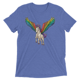 Pegasus Takes Flight (Retail Triblend)-Triblend T-Shirt-Swish Embassy