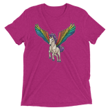 Pegasus Takes Flight (Retail Triblend)-Triblend T-Shirt-Swish Embassy