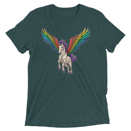 Pegasus Takes Flight (Retail Triblend)-Triblend T-Shirt-Swish Embassy