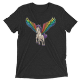 Pegasus Takes Flight (Retail Triblend)-Triblend T-Shirt-Swish Embassy