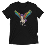 Pegasus Takes Flight (Retail Triblend)-Triblend T-Shirt-Swish Embassy