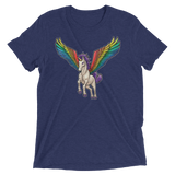 Pegasus Takes Flight (Retail Triblend)-Triblend T-Shirt-Swish Embassy