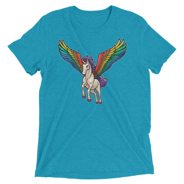 Pegasus Takes Flight (Retail Triblend)-Triblend T-Shirt-Swish Embassy