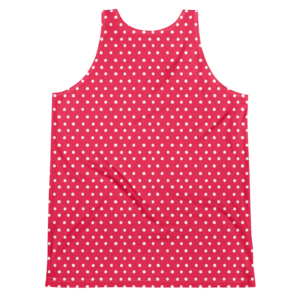 Pink Polka (Allover Tank Top)-Allover Tank Top-Swish Embassy