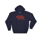 Plaid Bear (Hoodie)-Christmas Hoodies-Swish Embassy