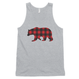 Plaid Bear (Tank Top)-Tank Top-Swish Embassy