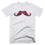 Plaid Moustache-T-Shirts-Swish Embassy