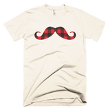 Plaid Moustache-T-Shirts-Swish Embassy