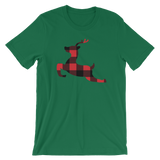 Plaid Reindeer-Christmas T-Shirts-Swish Embassy