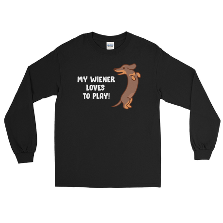 Playful Wiener (Long Sleeve)-Long Sleeve-Swish Embassy