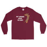 Playful Wiener (Long Sleeve)-Long Sleeve-Swish Embassy