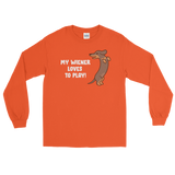 Playful Wiener (Long Sleeve)-Long Sleeve-Swish Embassy