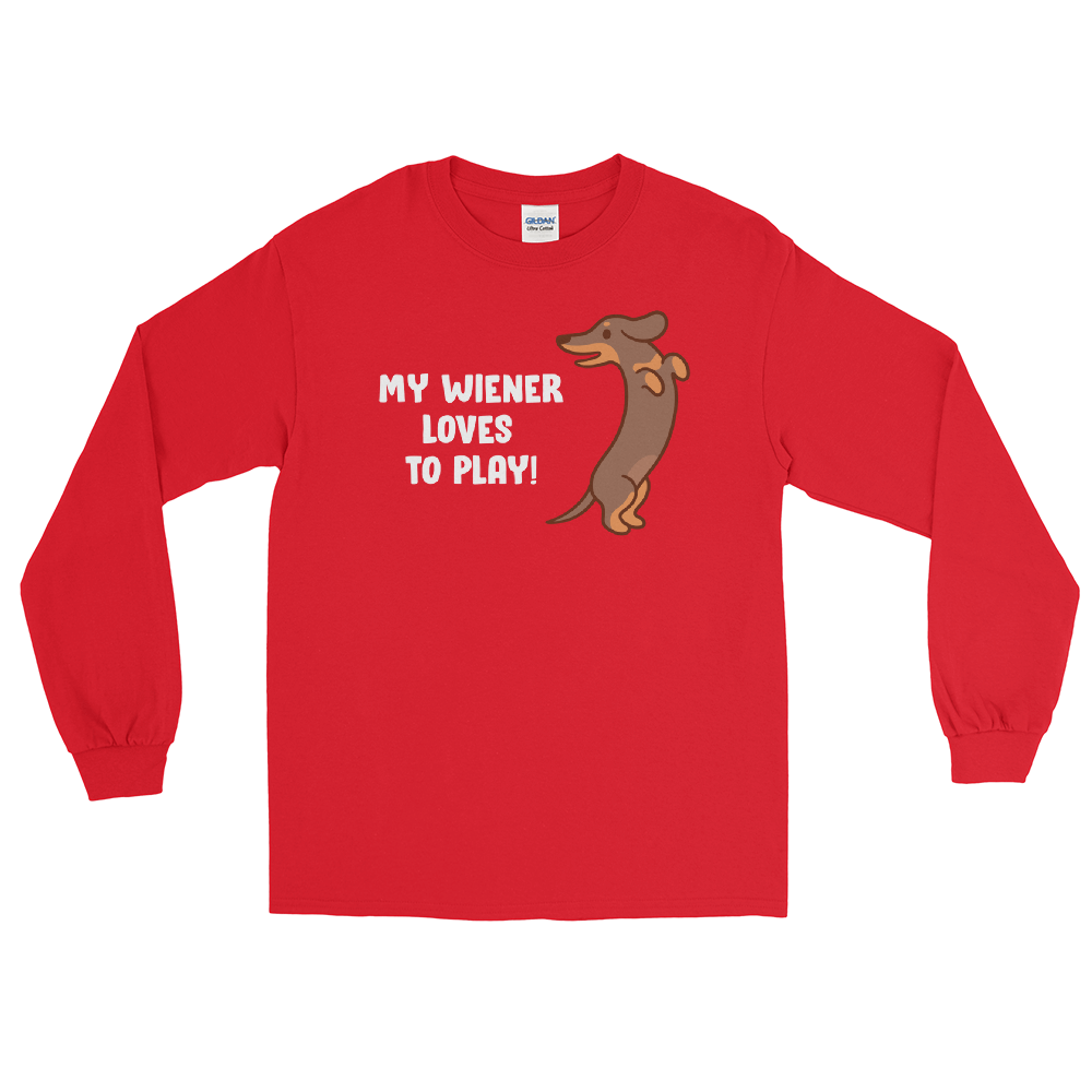 Playful Wiener (Long Sleeve)-Long Sleeve-Swish Embassy