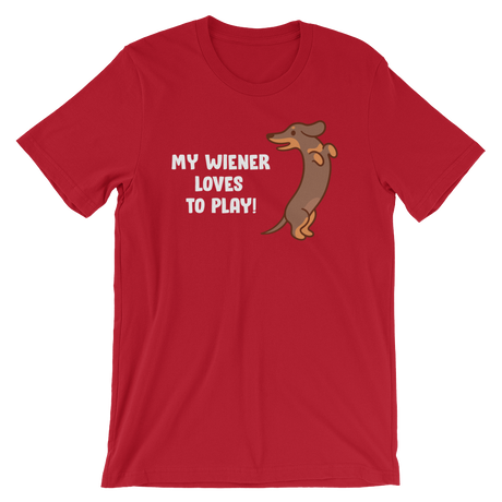 Playful Wiener-T-Shirts-Swish Embassy